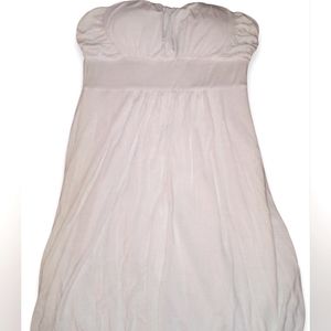 American Dream white strapless, knit, mini dress. Size small. Worn once only.